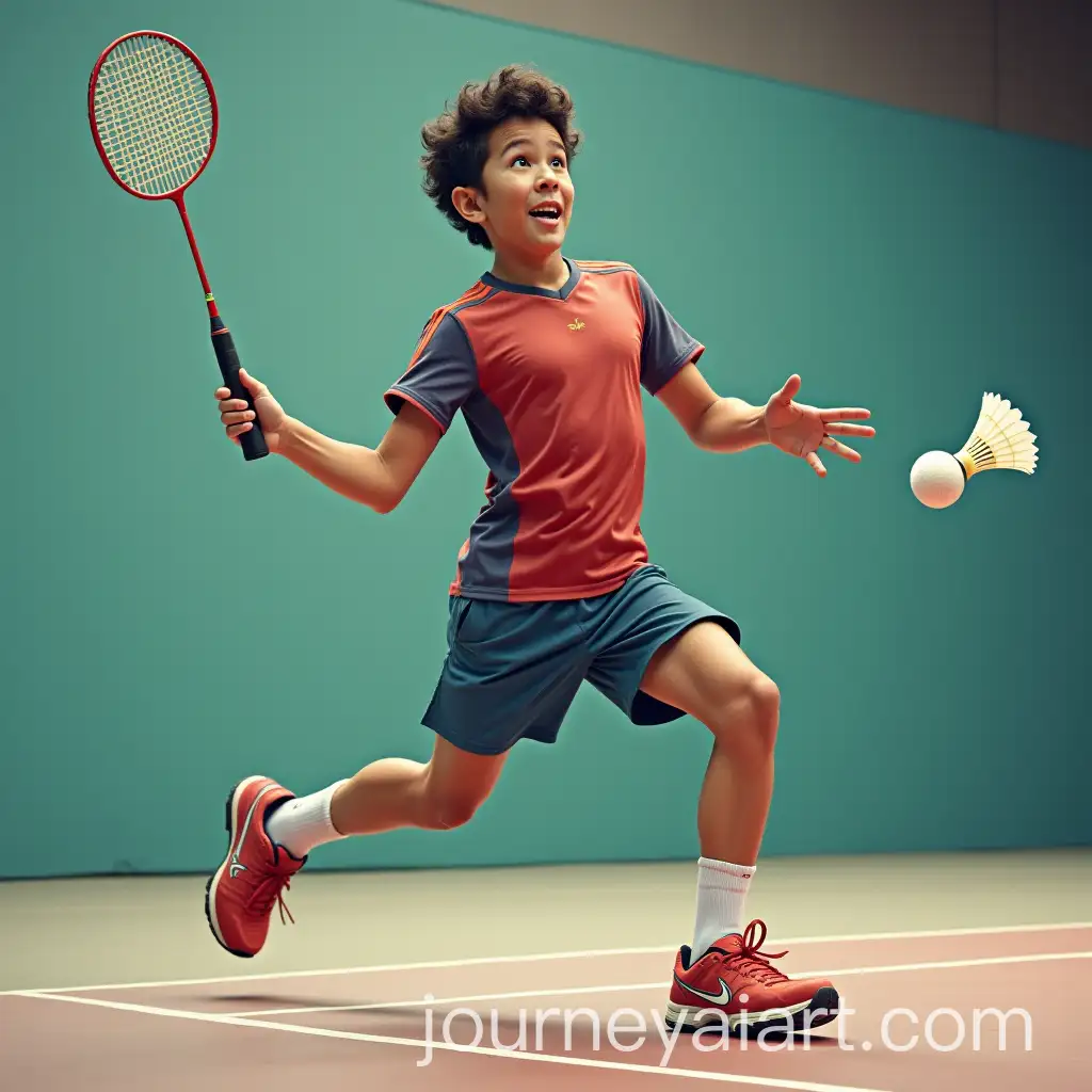 Badminton-Player-Smashing-Shuttlecock-in-Plaeto-Shoes