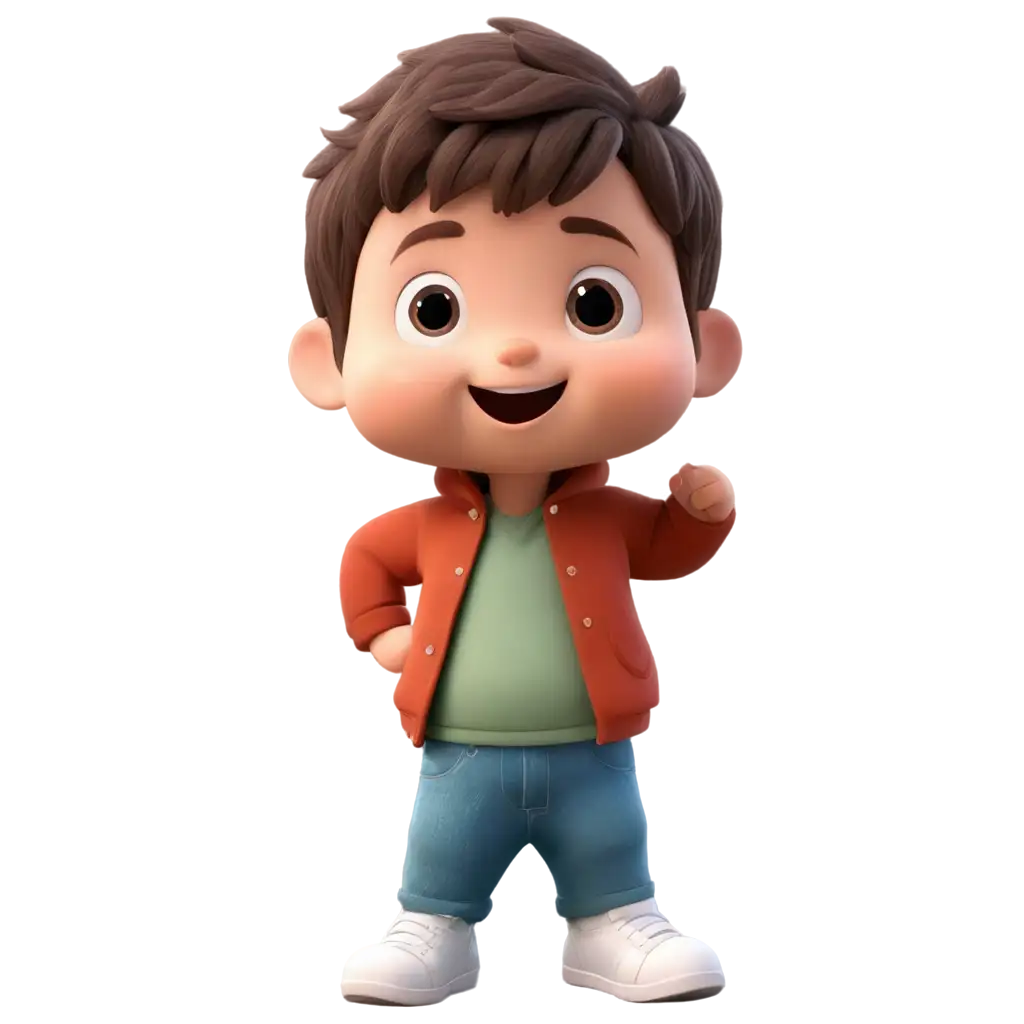 Adorable-Cartoon-Boy-PNG-Create-a-Charming-Character-Illustration