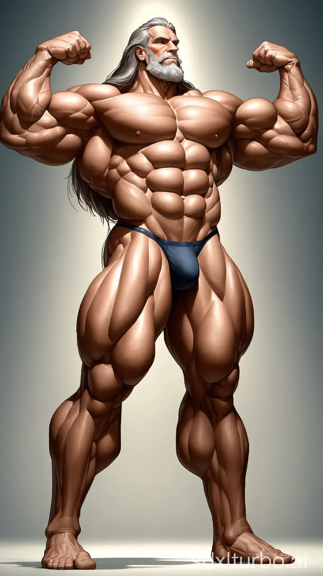 Imposing-Elderly-Giant-with-Impressive-Physique