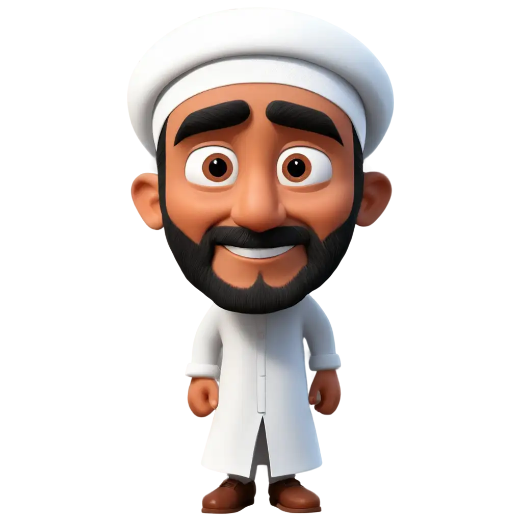 Vibrant-Animated-Character-Cartoon-Sheikh-HighQuality-PNG-for-Versatile-Use