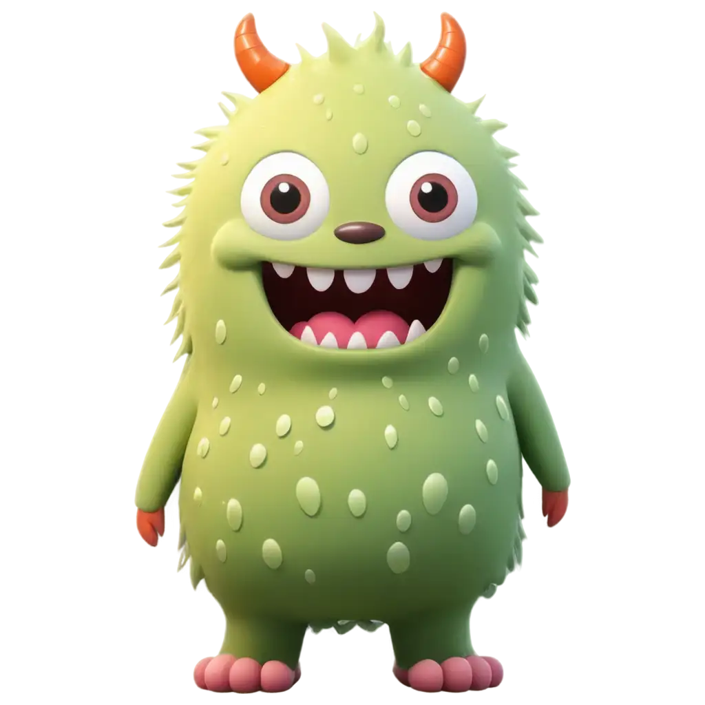 Adorable-2D-Cute-Monster-PNG-Bringing-Charm-and-Clarity-to-Digital-Creations