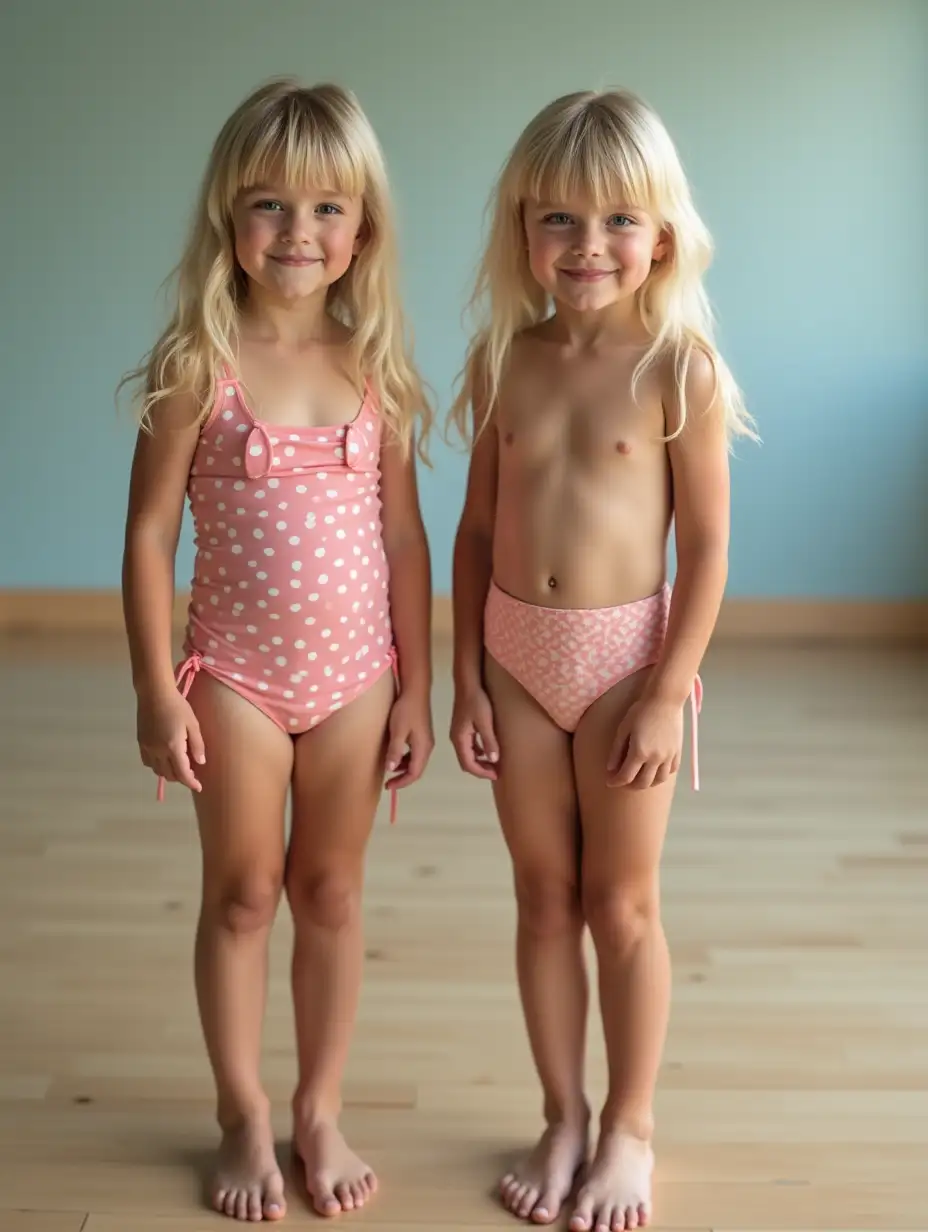 Two-Teenage-Girls-with-Trendy-Makeup-and-Beachy-Blonde-Hair-in-Dance-Studio