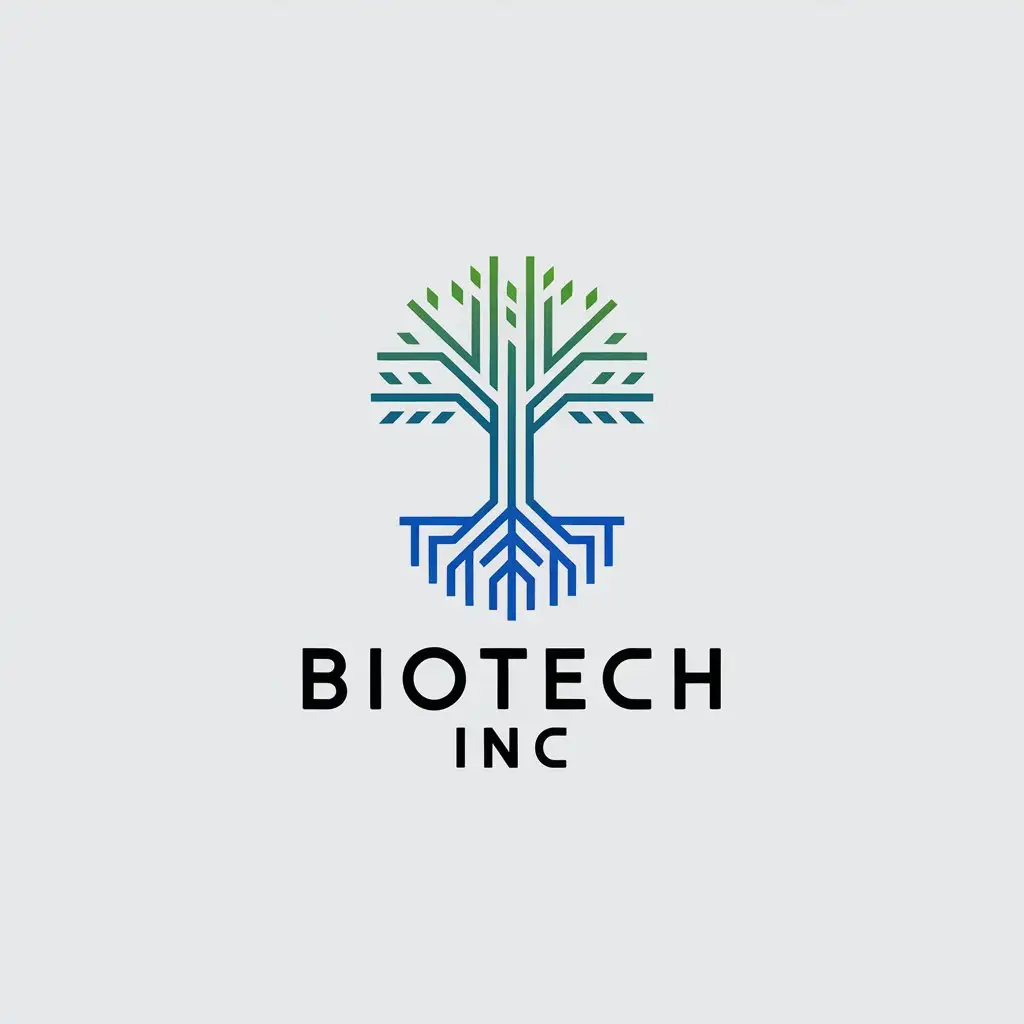 LOGO Design for BioTech Inc Minimalistic Environmental Technology Theme for the Technology Industry