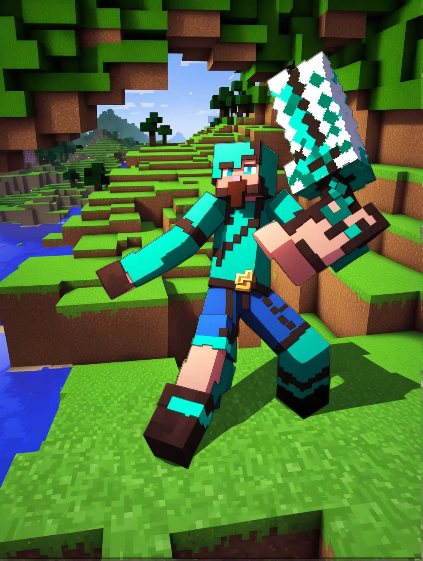 Mincraft thumbnail design