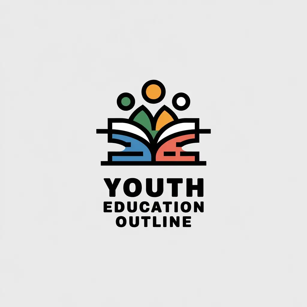 LOGO-Design-for-Youth-Education-Minimalistic-Style-with-Sharing-Knowledge-Symbol