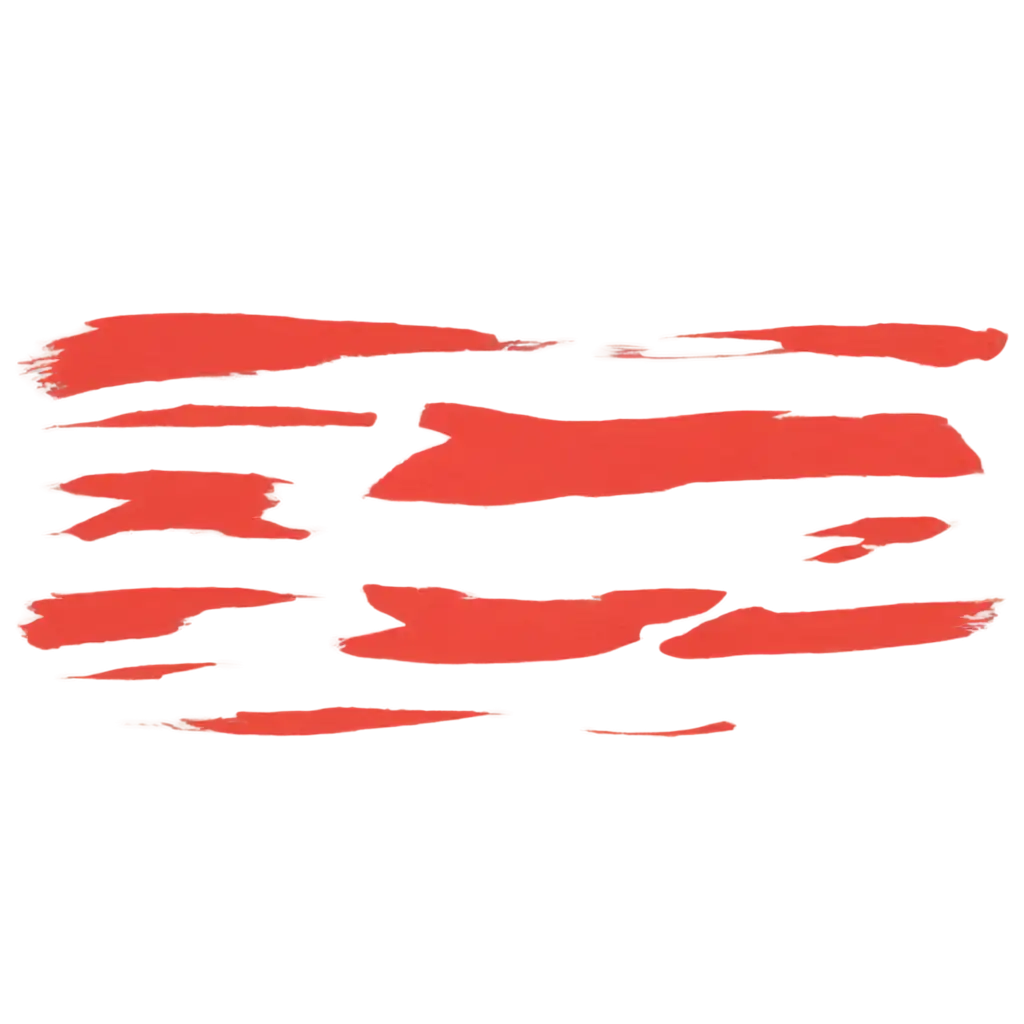 Horizontal-Red-Brushstroke-PNG-with-Natural-Imperfections-for-Creative-Designs