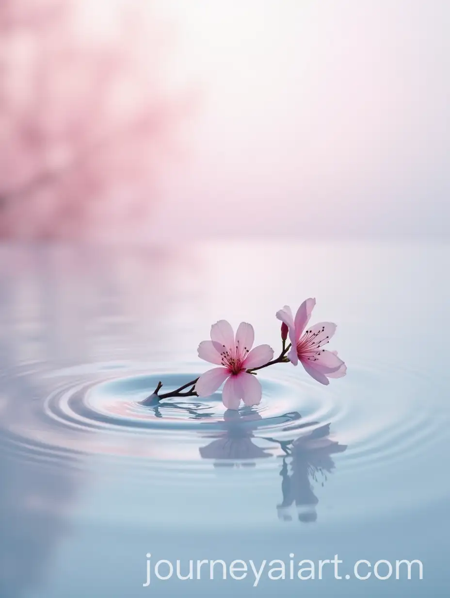 CloseUp-of-a-Jasmine-Branch-with-a-Droplet-in-Soft-Hues