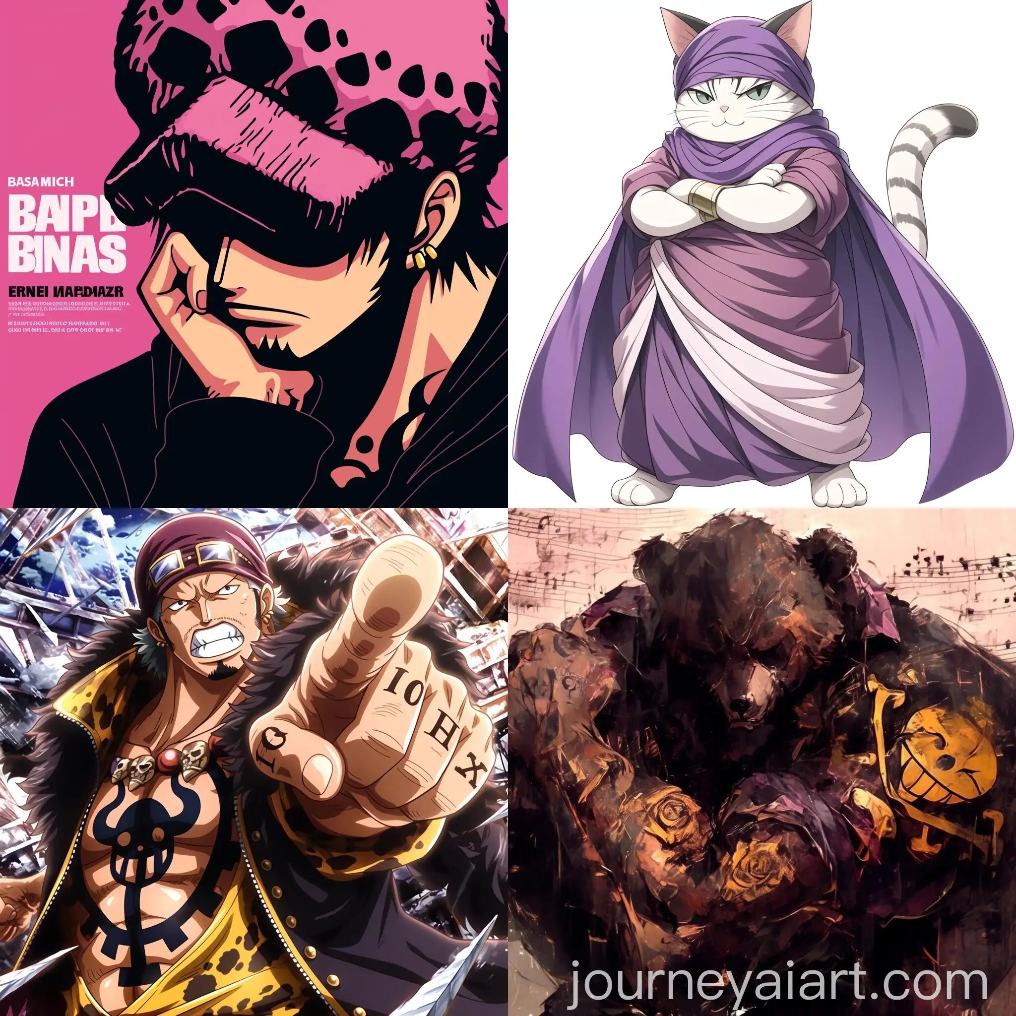 Anime-Character-with-Purple-Bandana-and-Musical-Outfit-on-White-Background