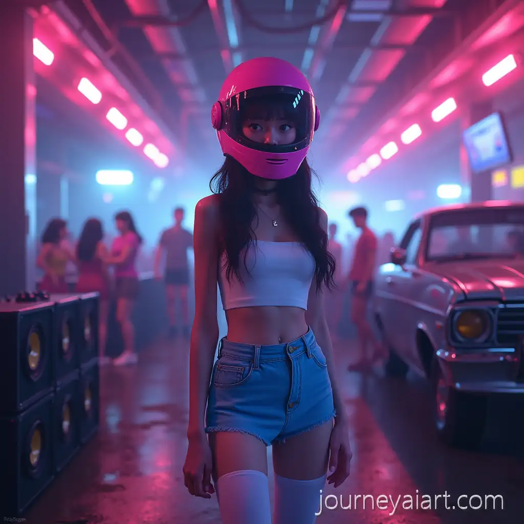 DJ-MarAI-Image-Prompt-Expansionsha-in-Sailor-MoonInspired-Outfit-at-Underground-Party