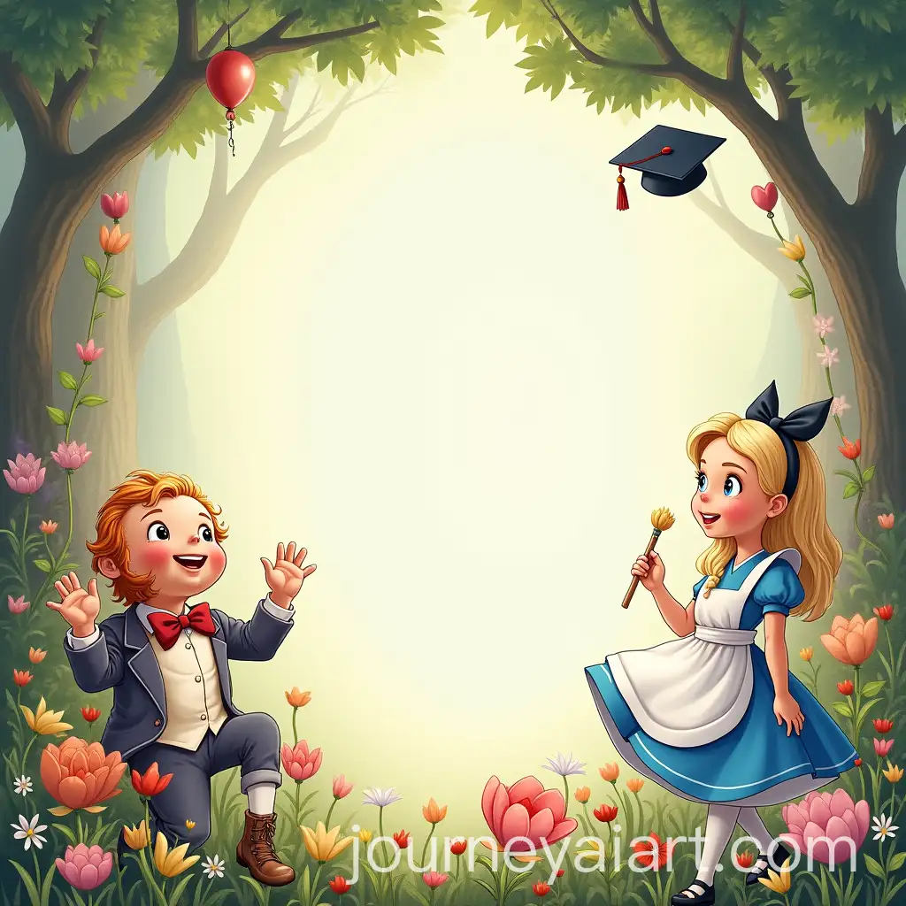 Alice-in-Wonderland-Themed-Graduation-Invitation-for-Boys-and-Girls