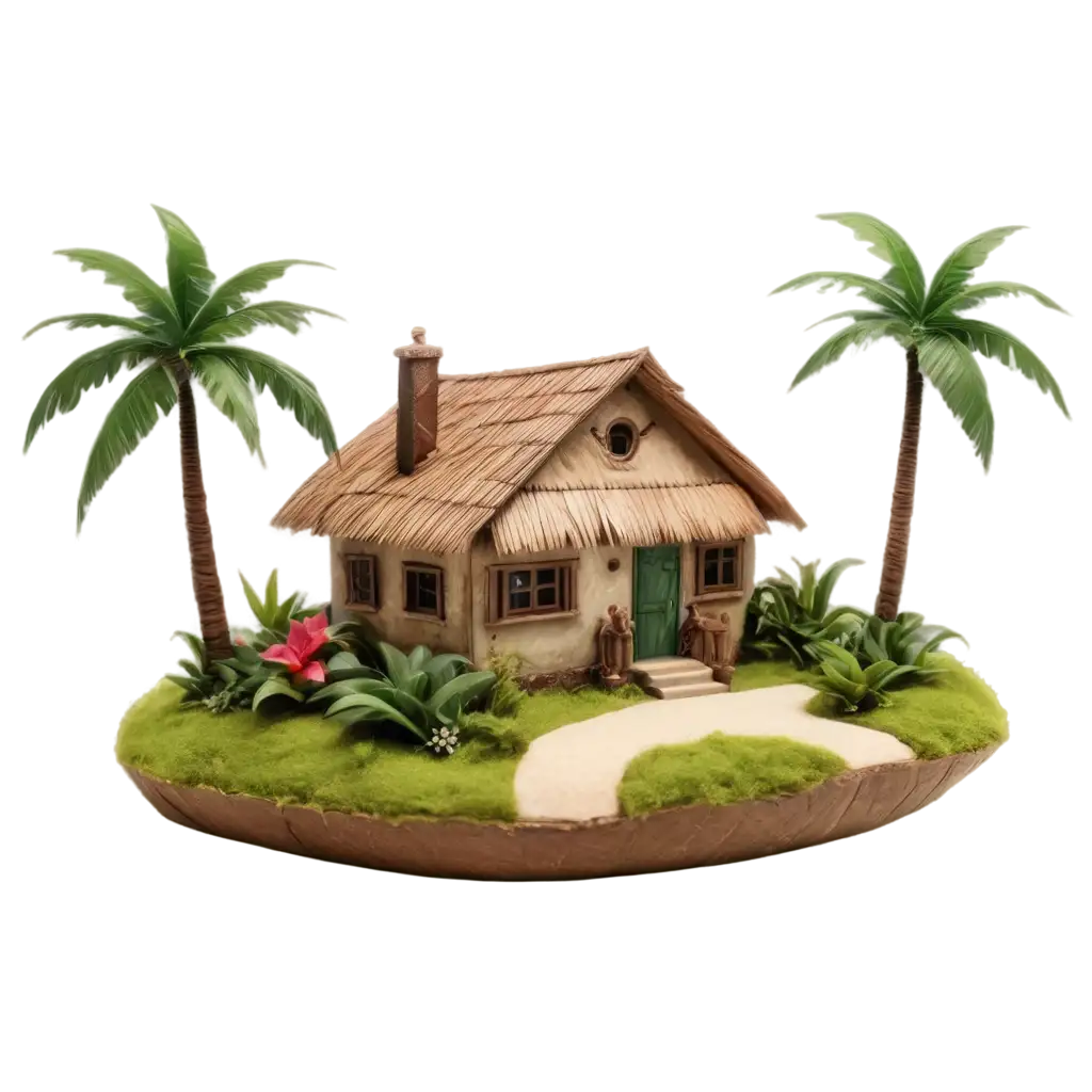 Create-a-Stunning-Photorealistic-PNG-Image-Cozy-Tropical-House-in-a-Coconut-Shell-Diorama