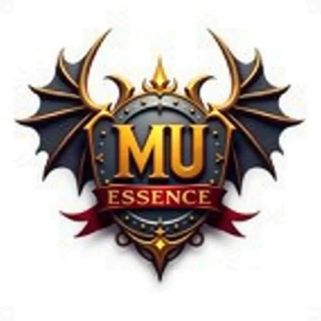 Dark-Fantasy-Logo-Design-for-MU-Essence-Mobile-Game