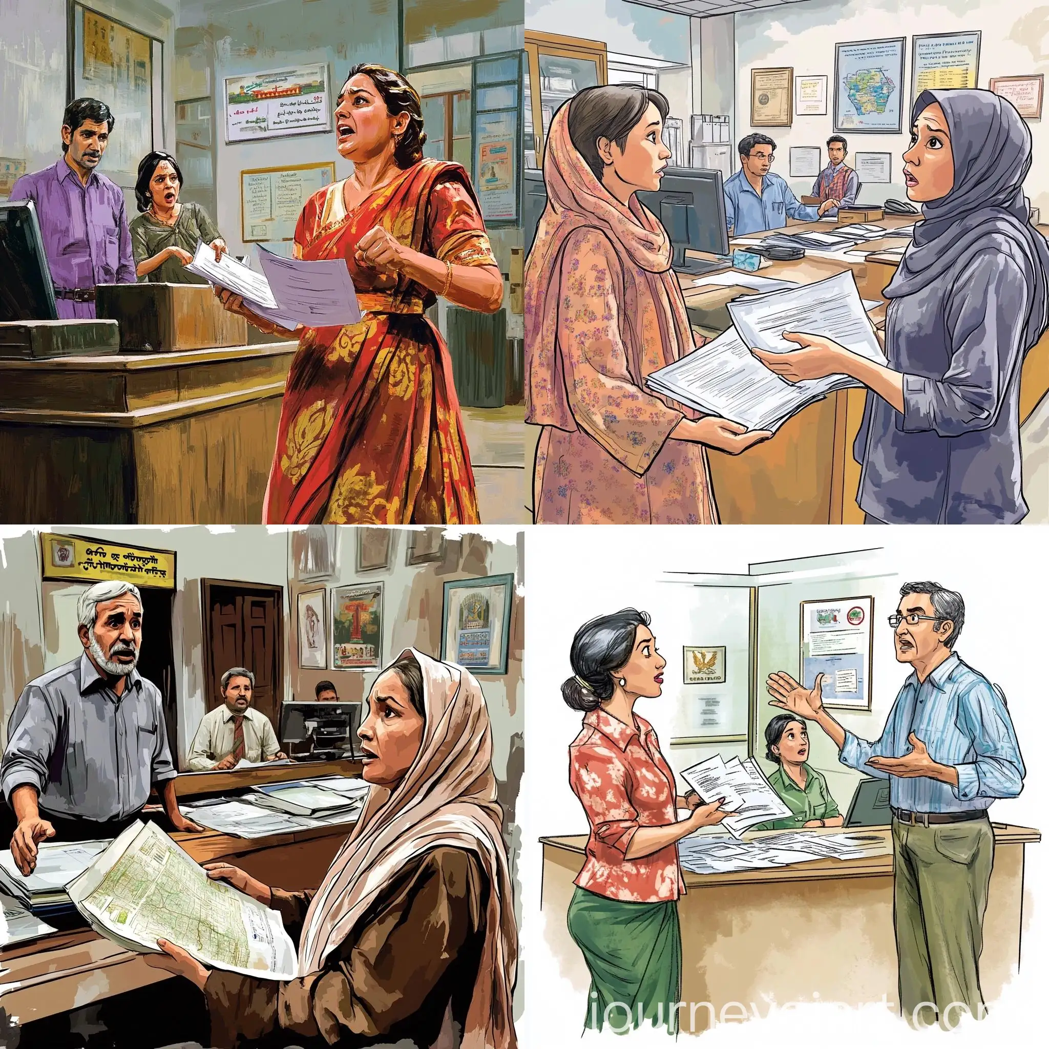 Concerned-Person-Discussing-Legal-Documents-in-Government-Office