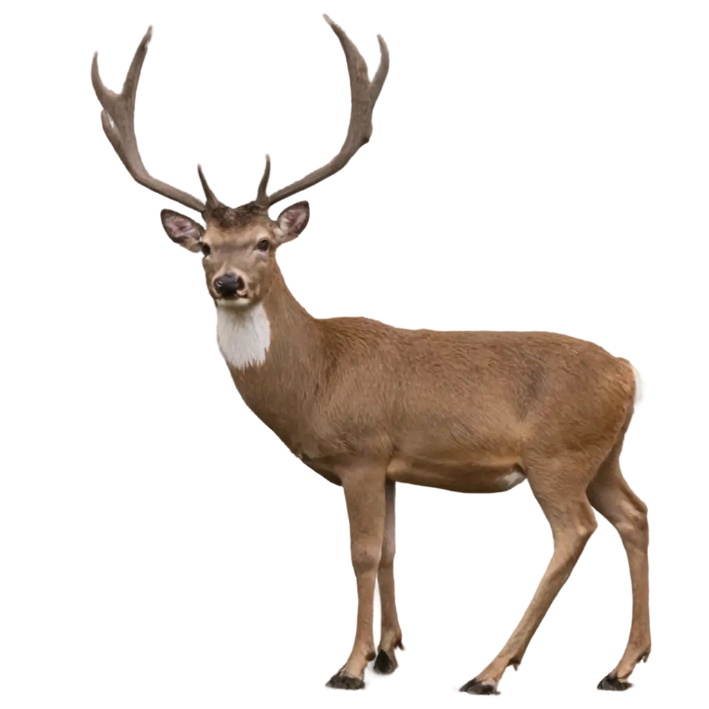 Male-Deer-PNG-Image-HighQuality-Transparent-Deer-Illustration-for-Versatile-Use