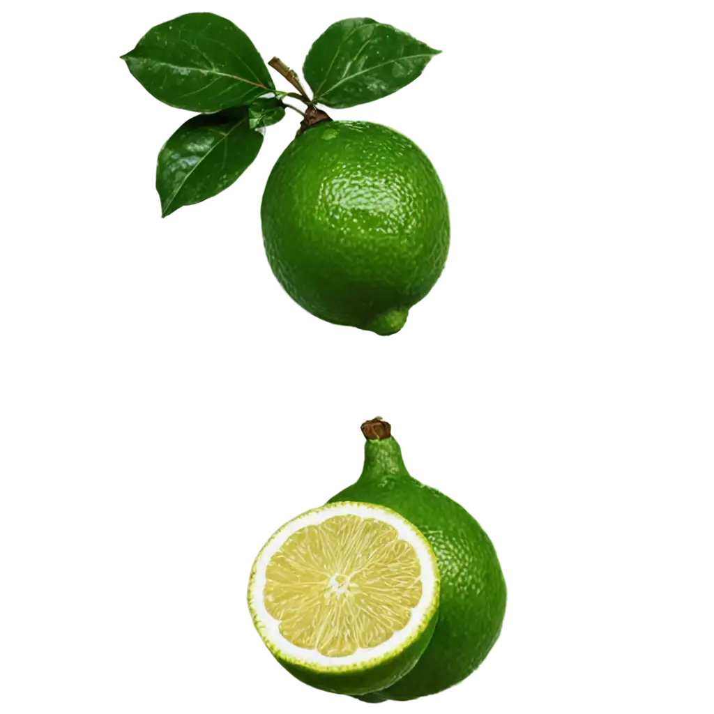 Lemon-Double-PersanVulcanian-Green-Color-PNG-Image-for-Creative-Design-and-Branding