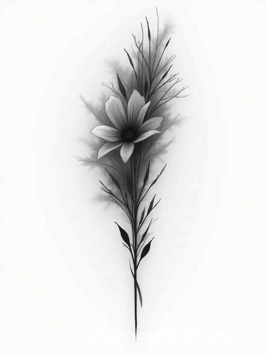 Minimalist-Tattoo-Design-Sketch-on-White-Background