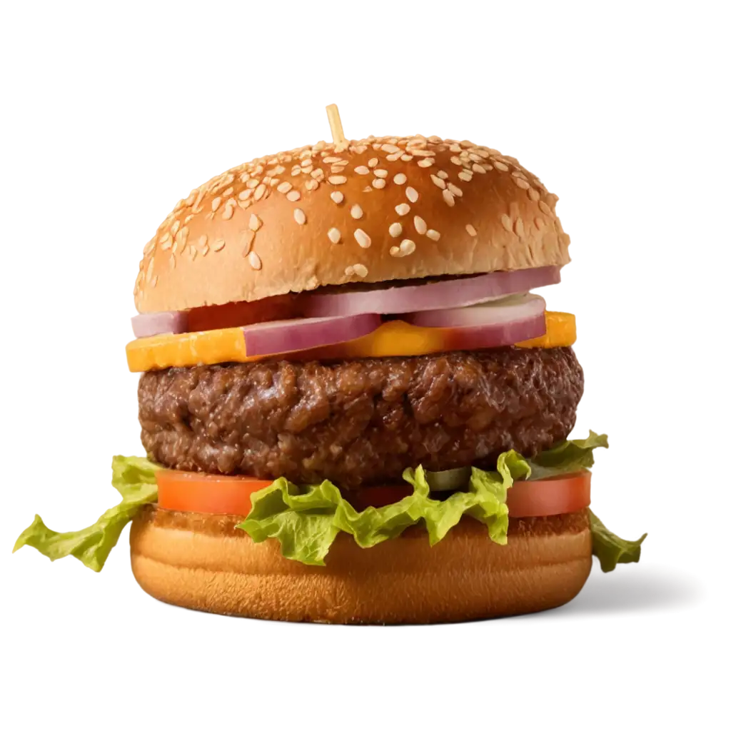 HighQuality-Burger-PNG-Image-with-Clean-View-for-Various-Uses