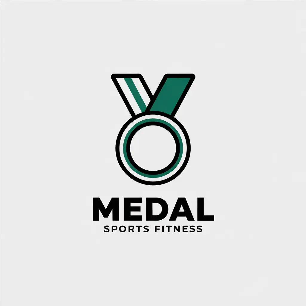 LOGO Design for Medal Minimalistic Vector Logo for Sports Fitness Industry