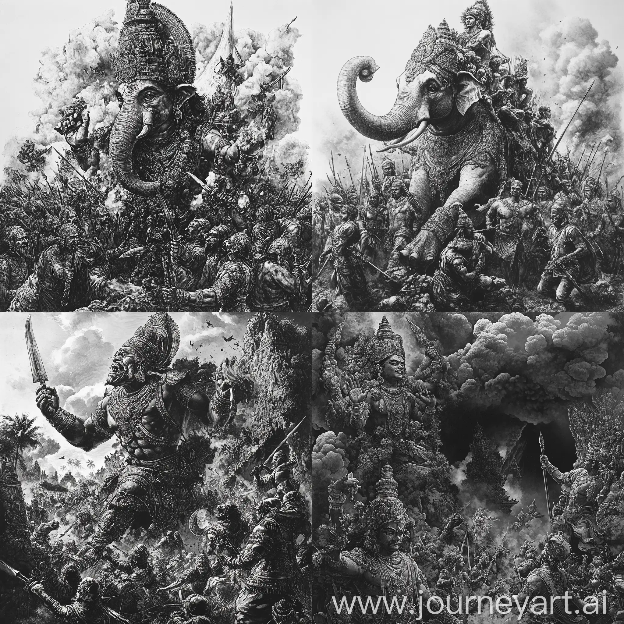 Epic-Battle-of-Ancient-Java-Patih-Gajah-Mada-Leads-Javanese-Forces