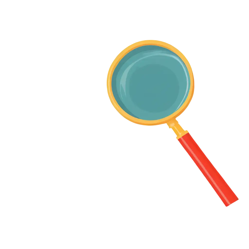 Simple-Colorful-Magnifying-Glass-Illustration-PNG-Perfect-for-Clear-and-Vivid-Visuals