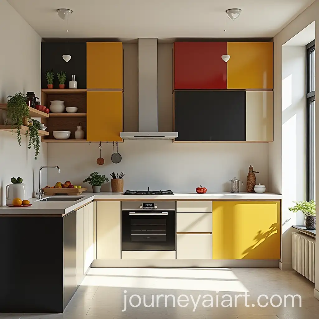 Modern-Kitchen-Design-in-Piet-Mondrian-Style-with-Geometric-Patterns