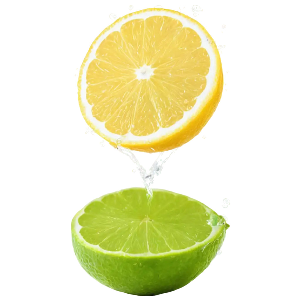 Washing-Gel-with-Bubbles-and-Lemons-PNG-Image-for-Fresh-and-Clean-Visuals