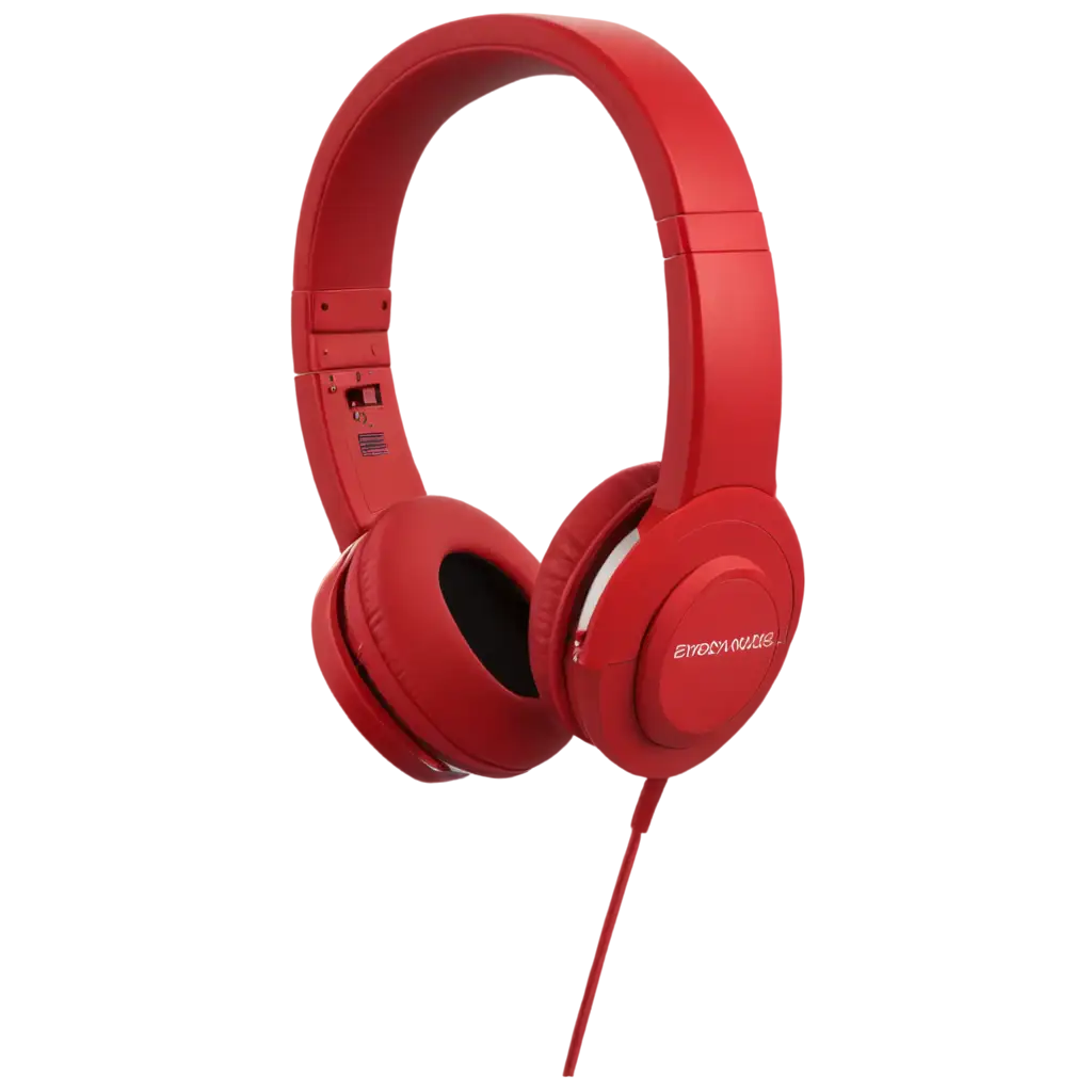 HighQuality-Red-Branded-Headphone-PNG-Image-at-45-Degree-Tilt