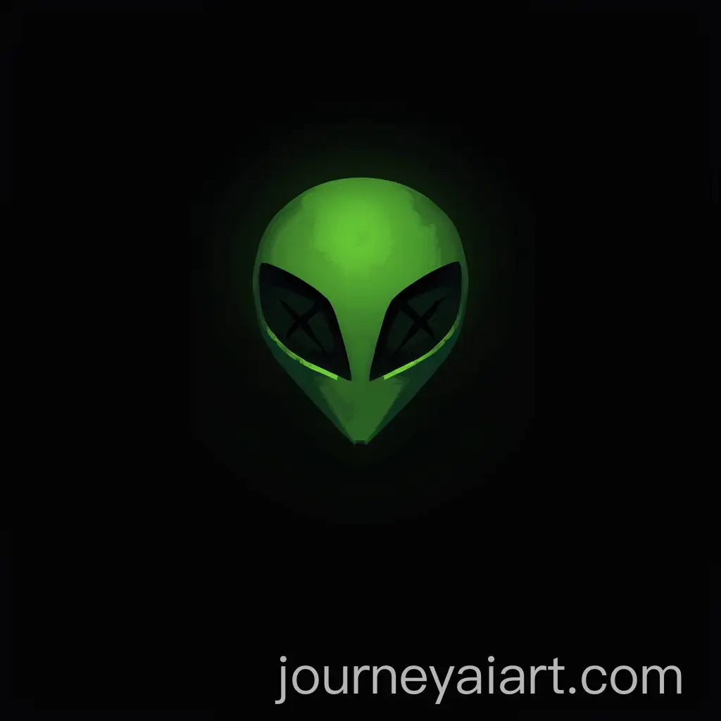 Futuristic-Minimalist-Alien-Face-Logo-with-Geometric-Eyes-for-Drum-and-Bass-Festival