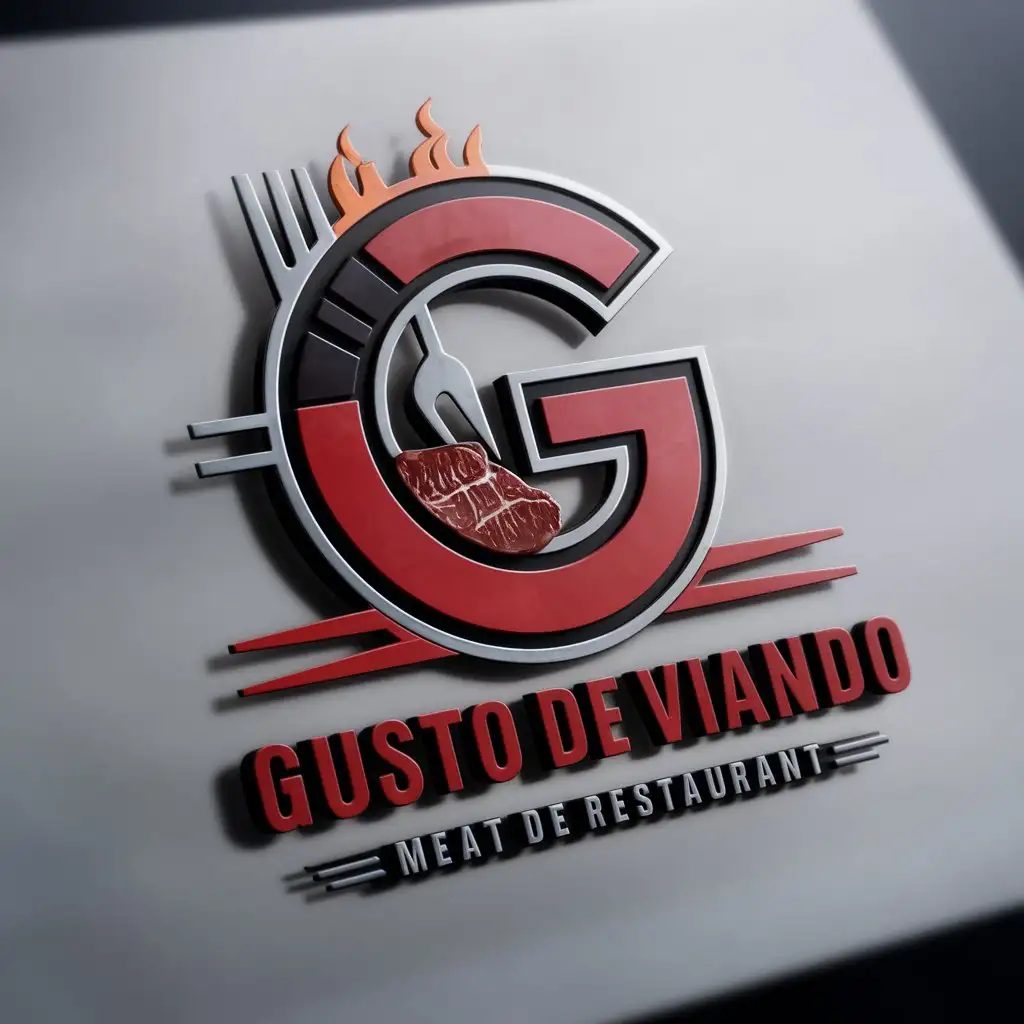 Bold-Logotype-Design-for-Gusto-de-Viando-Meat-Restaurant