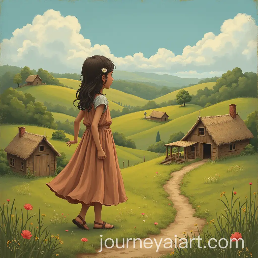 Young-Girls-Life-in-a-Charming-Village