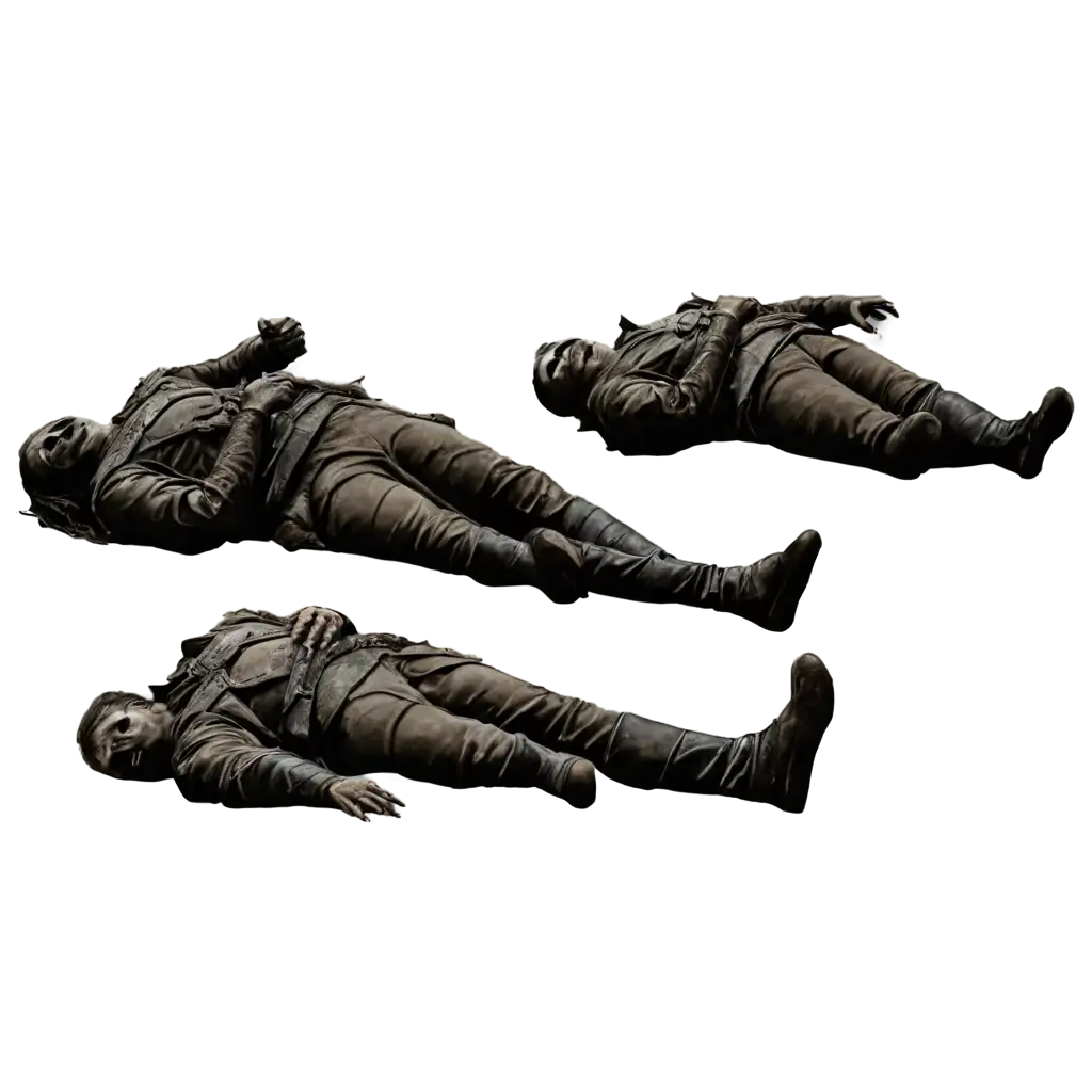 Dead-Warriors-PNG-Image-Artwork-Warrior-Corpses-LayingPNG-Image-Usage-Scenarios-on-Ground-Side-View-for-Powerful-Visual-Impact