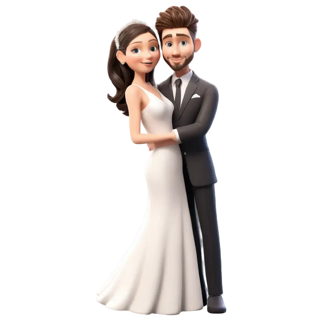 3D-Bride-and-Groom-PNG-Image-for-Wedding-Designs-and-Custom-Creations