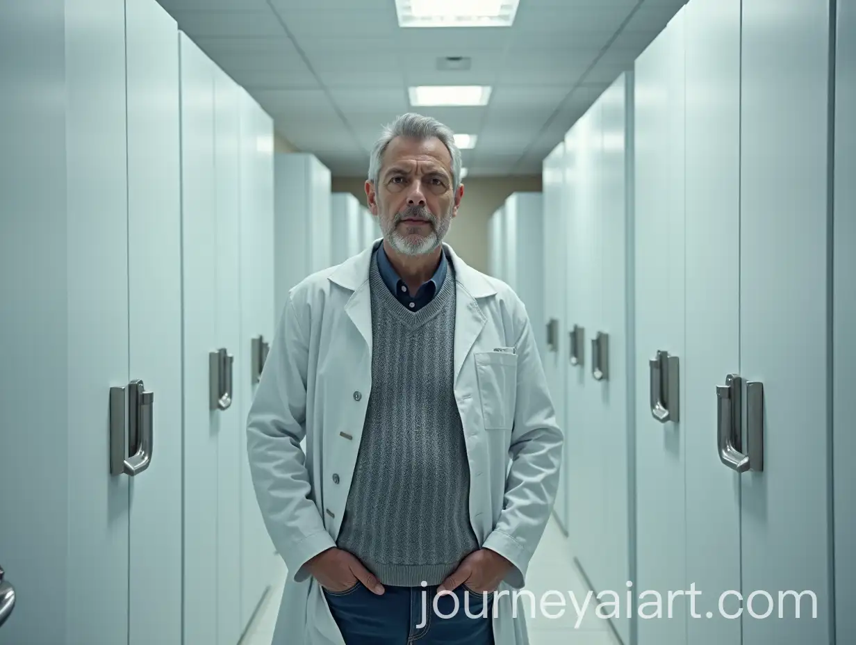 Stylish-45YearOld-Man-Working-in-a-Modern-Morgue