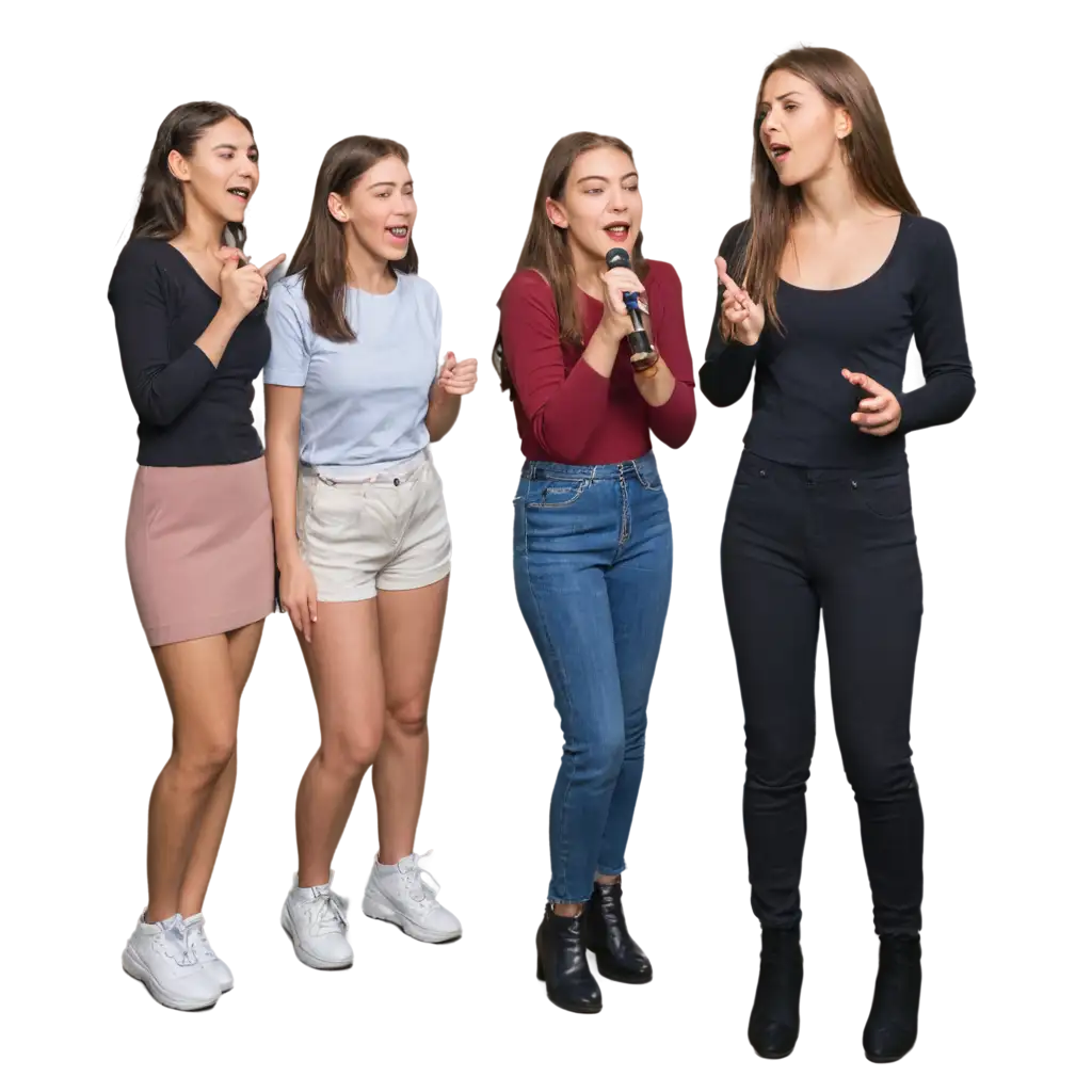 Funny-Song-PNG-Image-of-a-Group-of-Girls-Singing-Hilariously