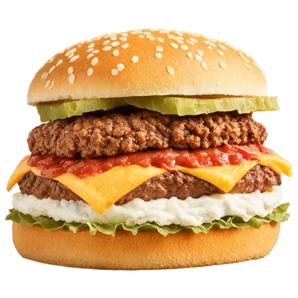 Delicious-Burger-Loaded-with-Cheese-PNG-Image-for-Crisp-Clarity-and-Quality