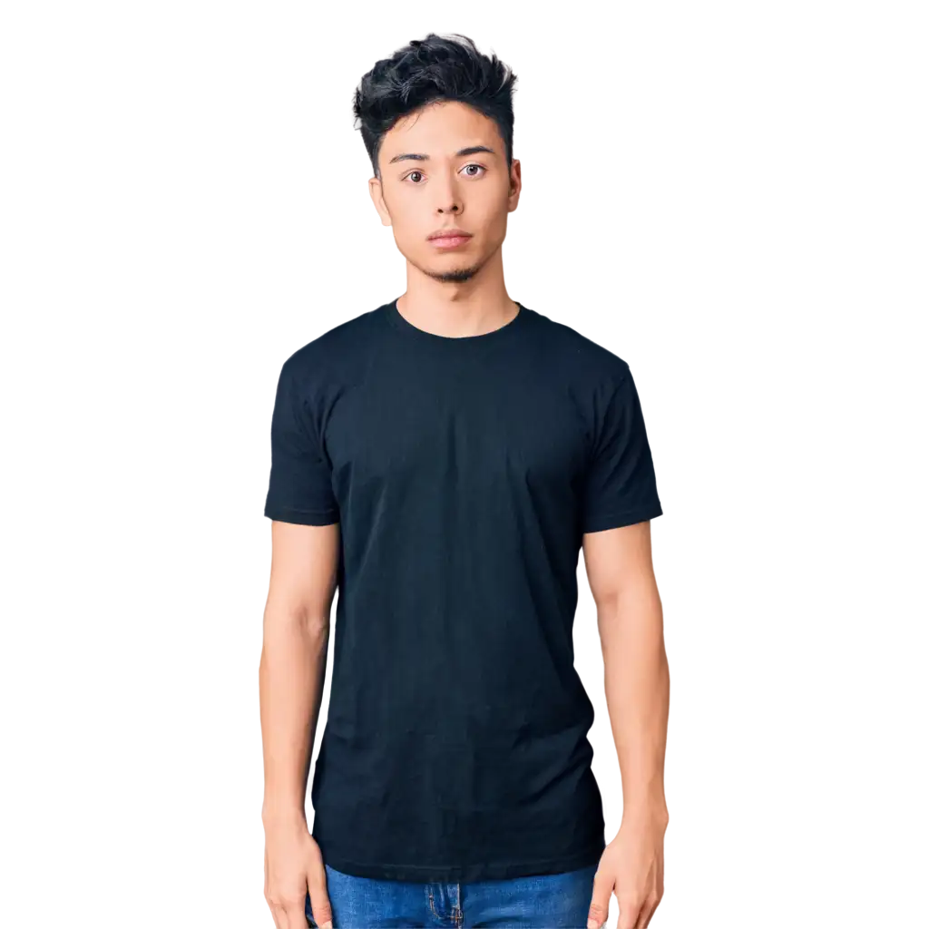 HighQuality-Black-TShirts-PNG-for-Versatile-Design-Applications