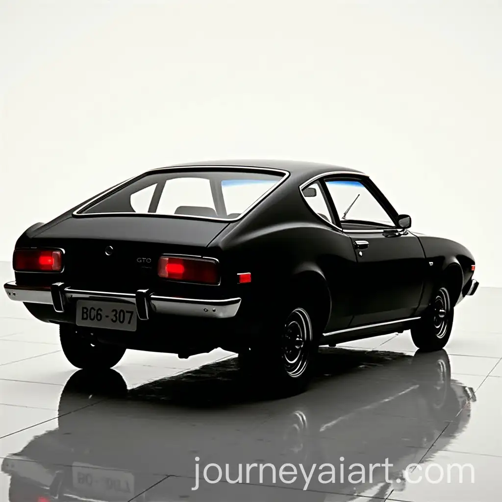1974-Toyota-Celica-GTO-Coupe-Fastback-Rear-Side-View-in-Black