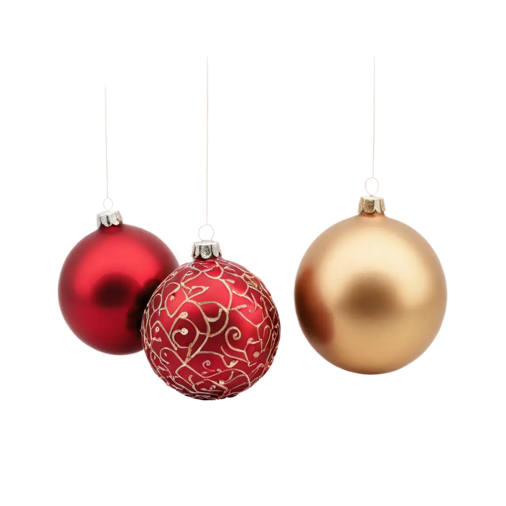 HighQuality-PNG-Image-of-Three-Christmas-Ball-Ornaments-in-Green-Gold-and-Red