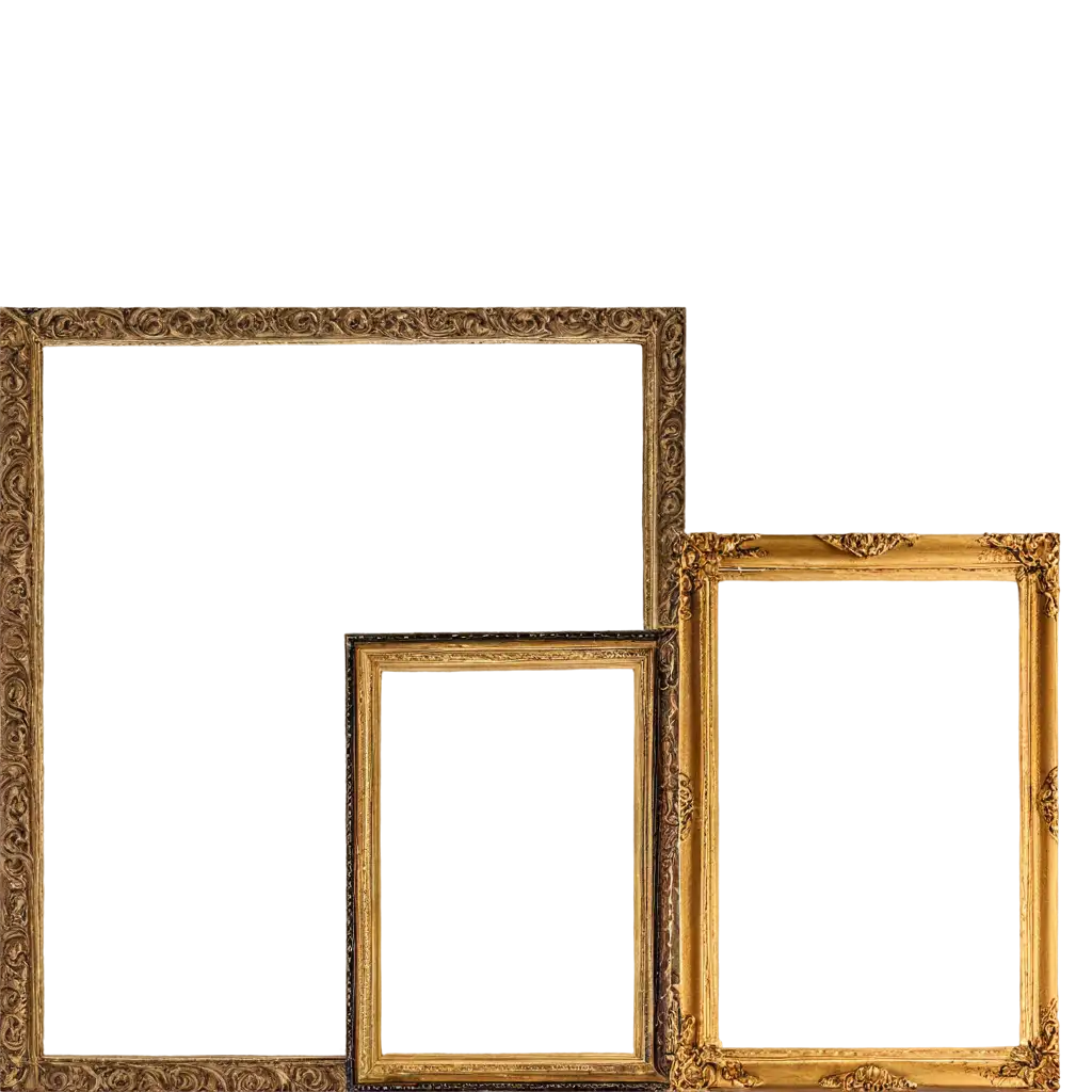 Antique-Picture-Frames-PNG-HighQuality-Image-for-Elegant-Design-and-Decoration