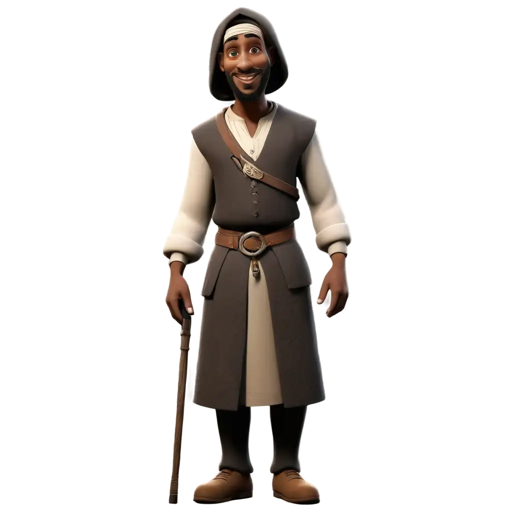 Old-Arab-Black-Medieval-Man-3D-Pixar-Character-PNG-A-Unique-Digital-Asset