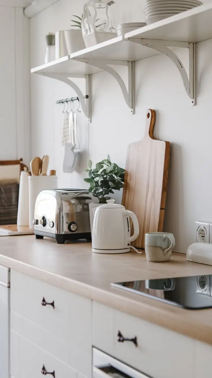 Minimalist-Kitchen-Countertop-in-a-Tiny-Home-with-Stylish-Essentials