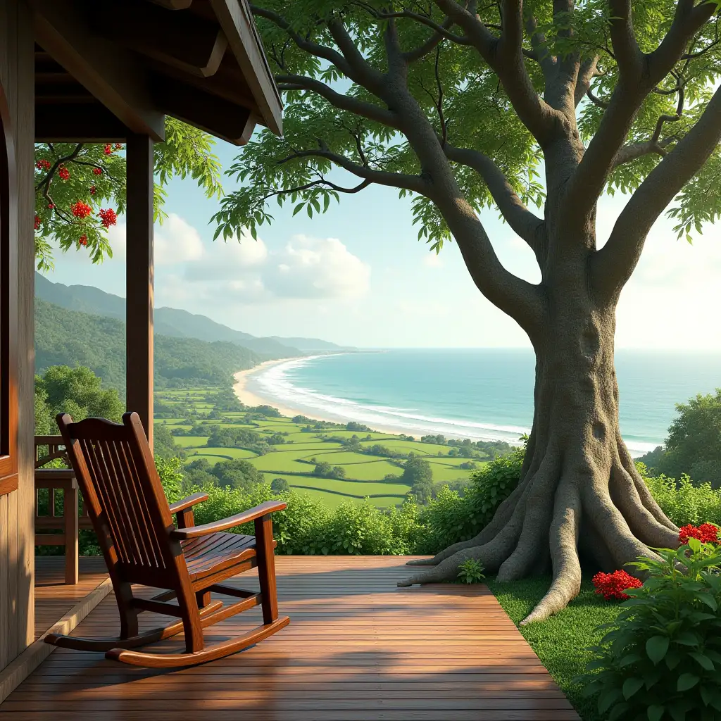 Tranquil-Retirement-Scene-with-Rocking-Chair-and-Ocean-View