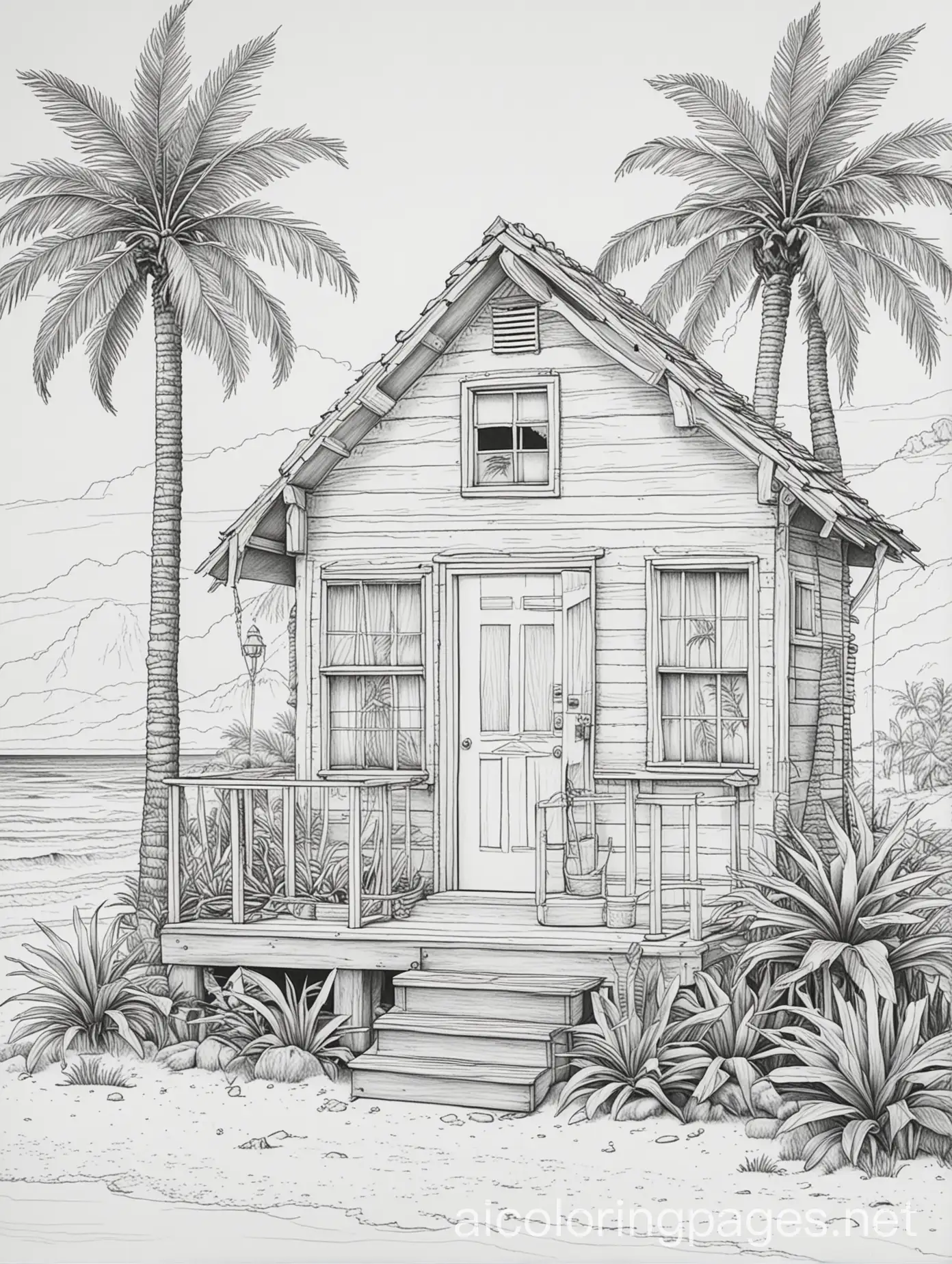 Beach-Shack-Coloring-Page-with-Palm-Trees-for-Kids