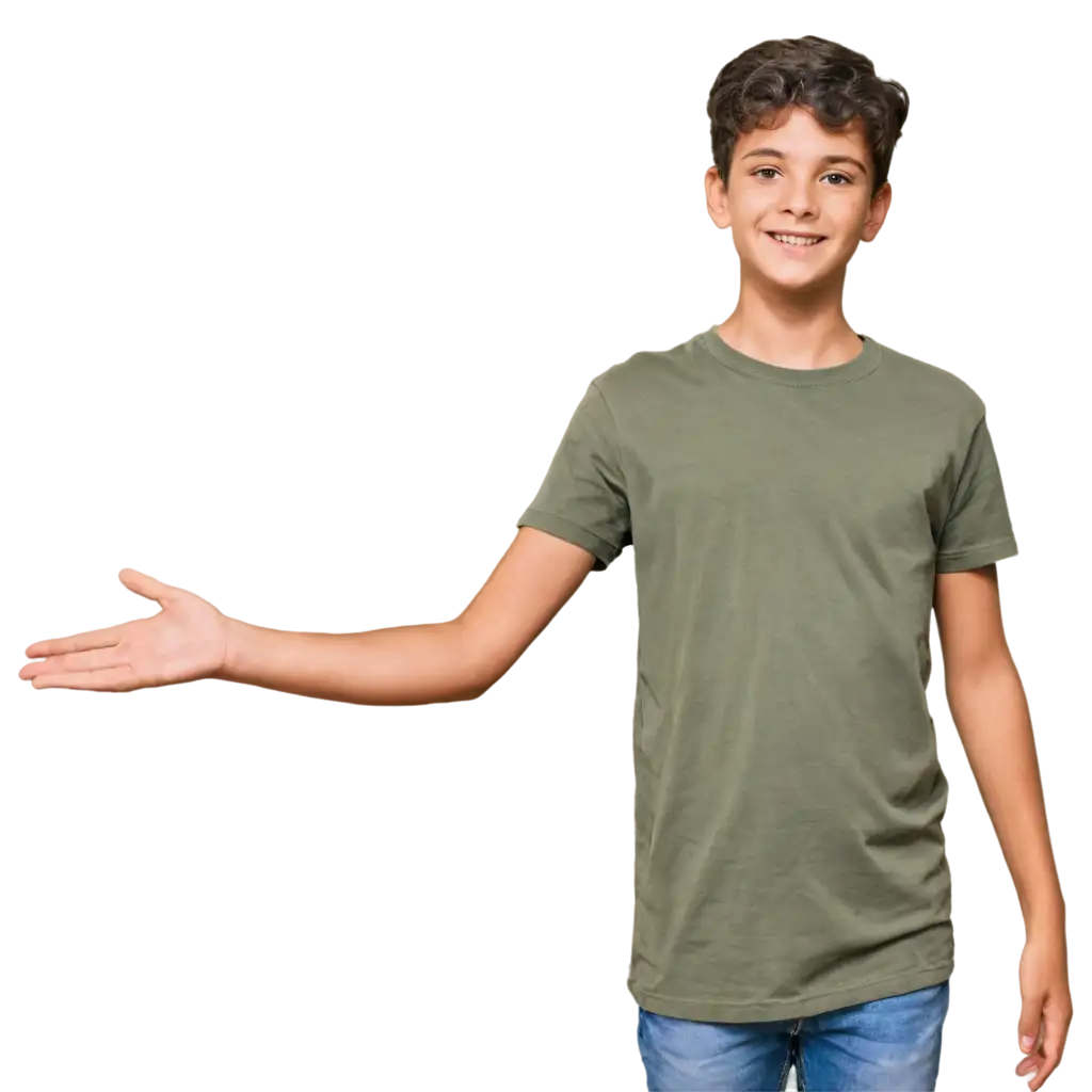 Boy-with-TShirt-PNG-Image-HighQuality-Transparent-Format-for-Versatile-Use