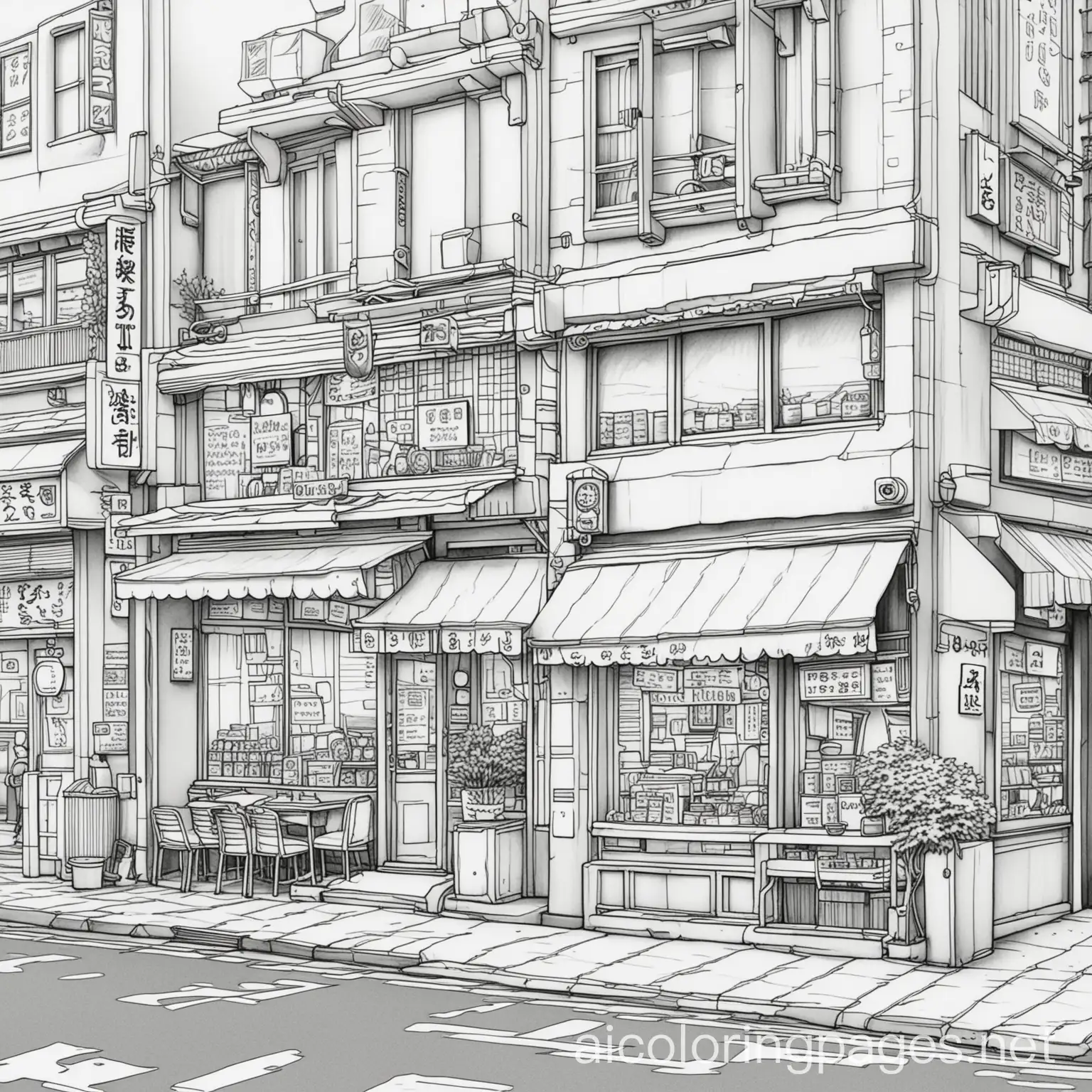 Tokyo-Street-View-Featuring-Restaurants-and-Shops-for-Kids