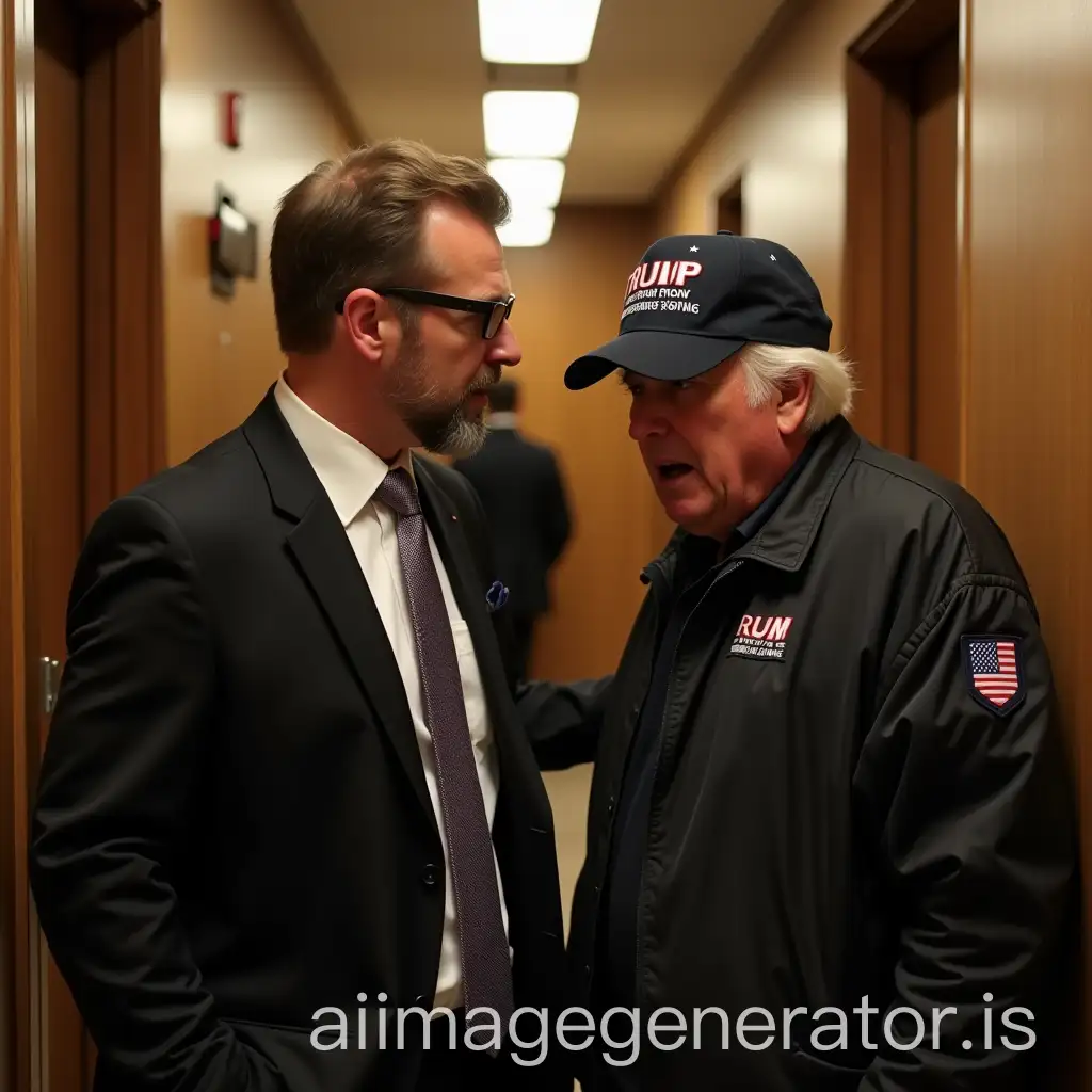 Hotel-Assistant-Confronting-an-Angry-Customer-in-Hallway