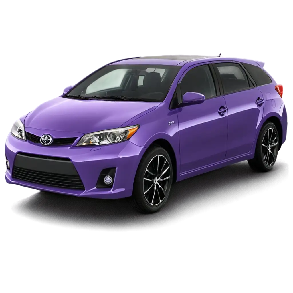 Toyota-Purple-Car-PNG-Image-HighQuality-Transparent-Background-for-Versatile-Use