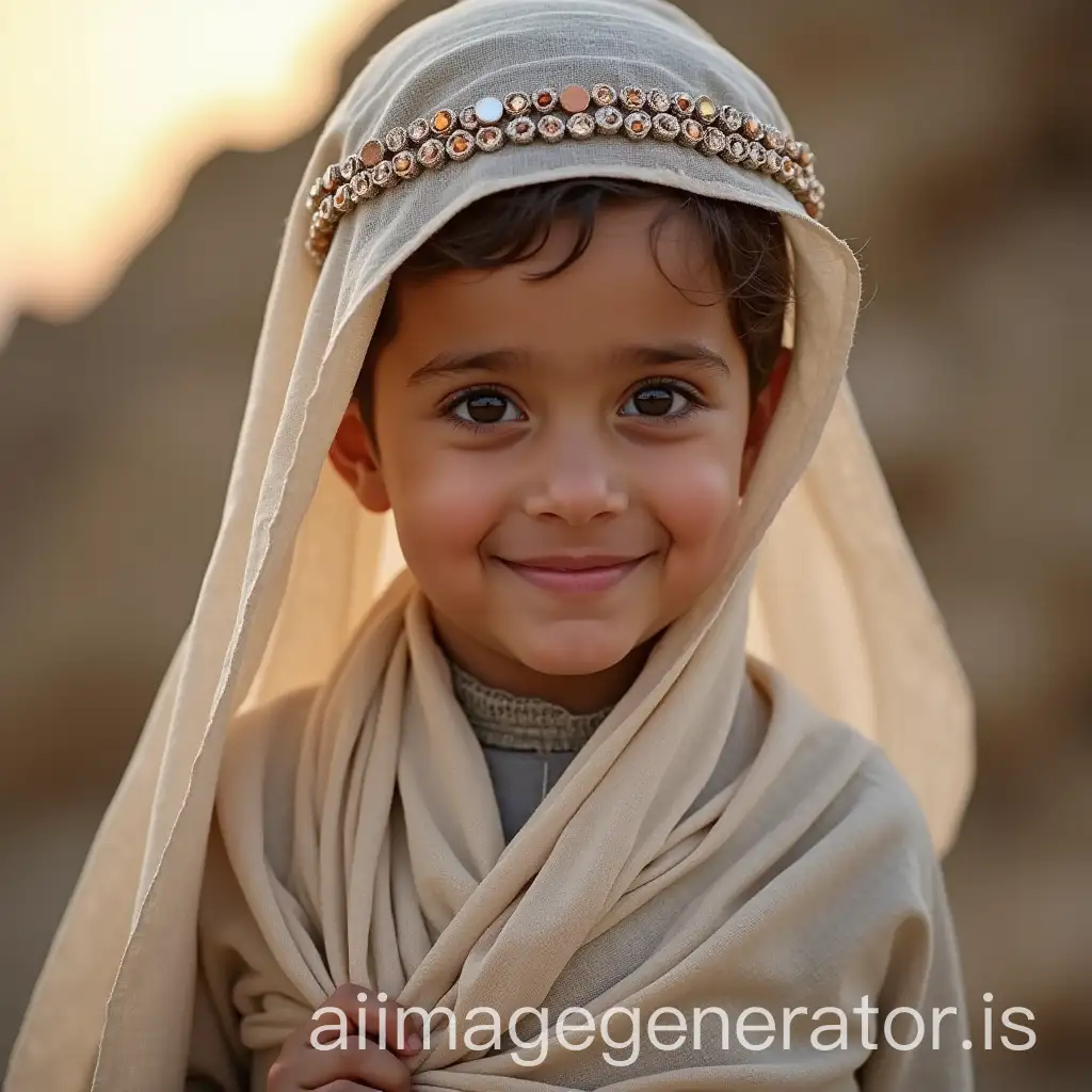 Omani-Child-Wearing-Traditional-Dishdasha-in-a-Cultural-Setting