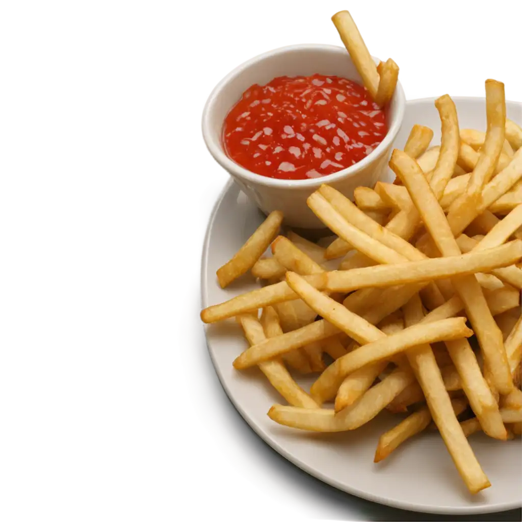 fries on plate