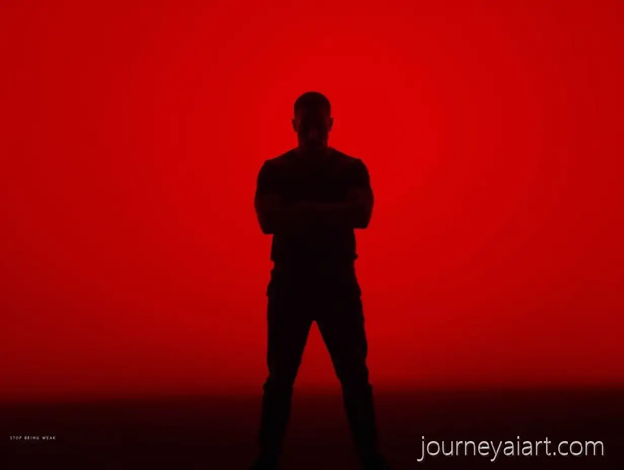 Minimalist-YouMinimalist-YouTube-ThumbnailTube-Thumbnail-with-Bold-Red-Background-and-Strong-Silhouette-of-a-Confident-Man